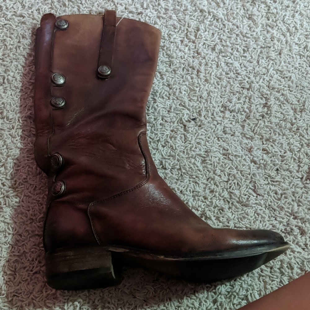 Arturo Chiang Leather Riding Boots
